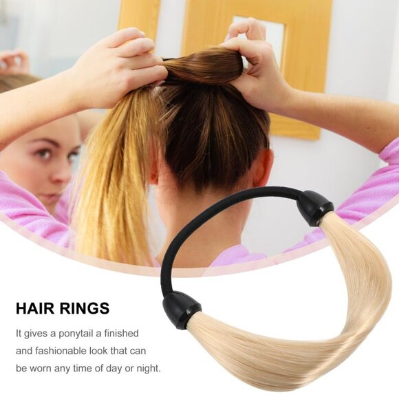 6pcs Elastic Hair Ties Set for Ponytails Hair Scrunchies Flexible Durable main image 8